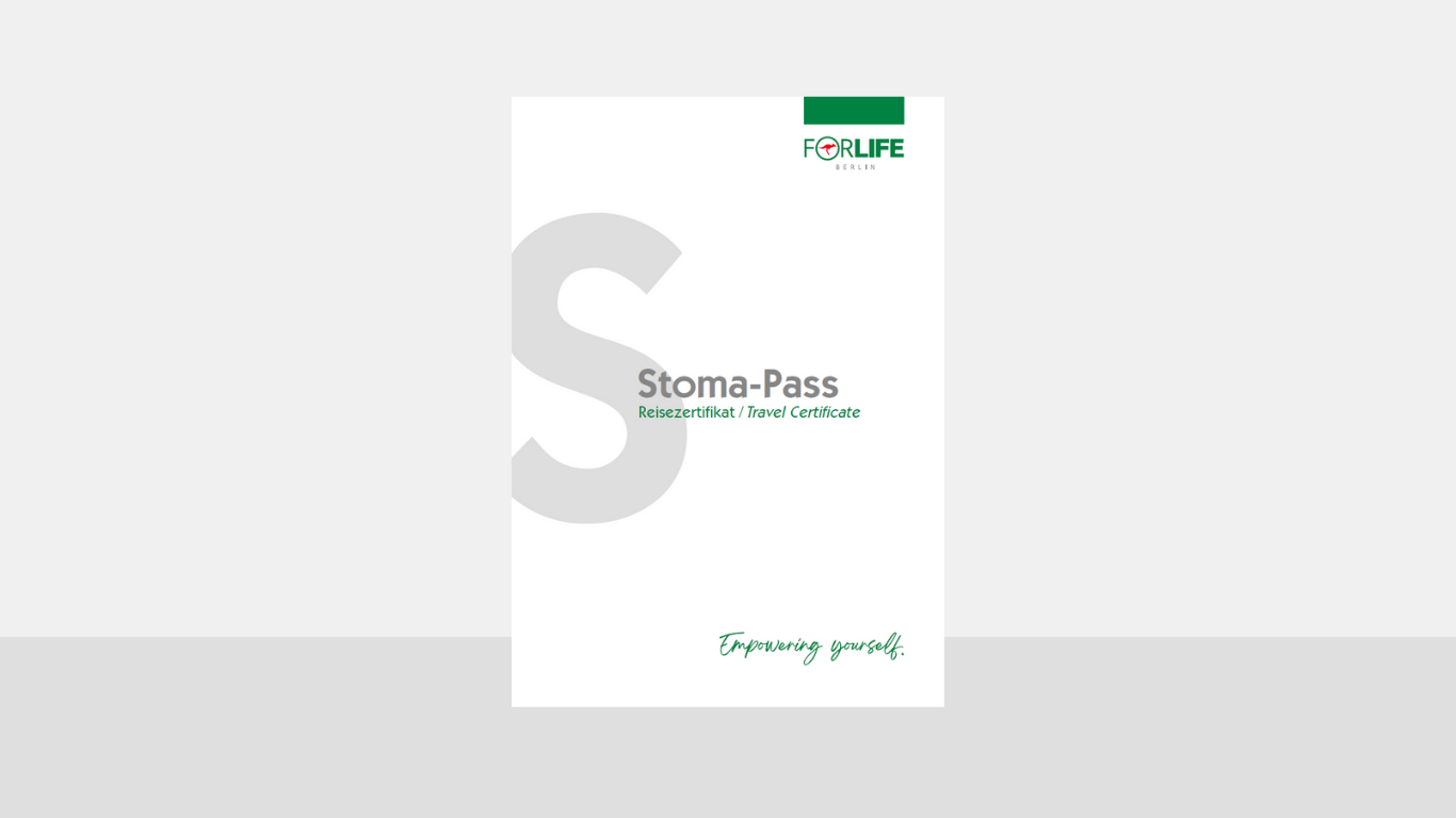 Stoma-Pass Travel Certificate
