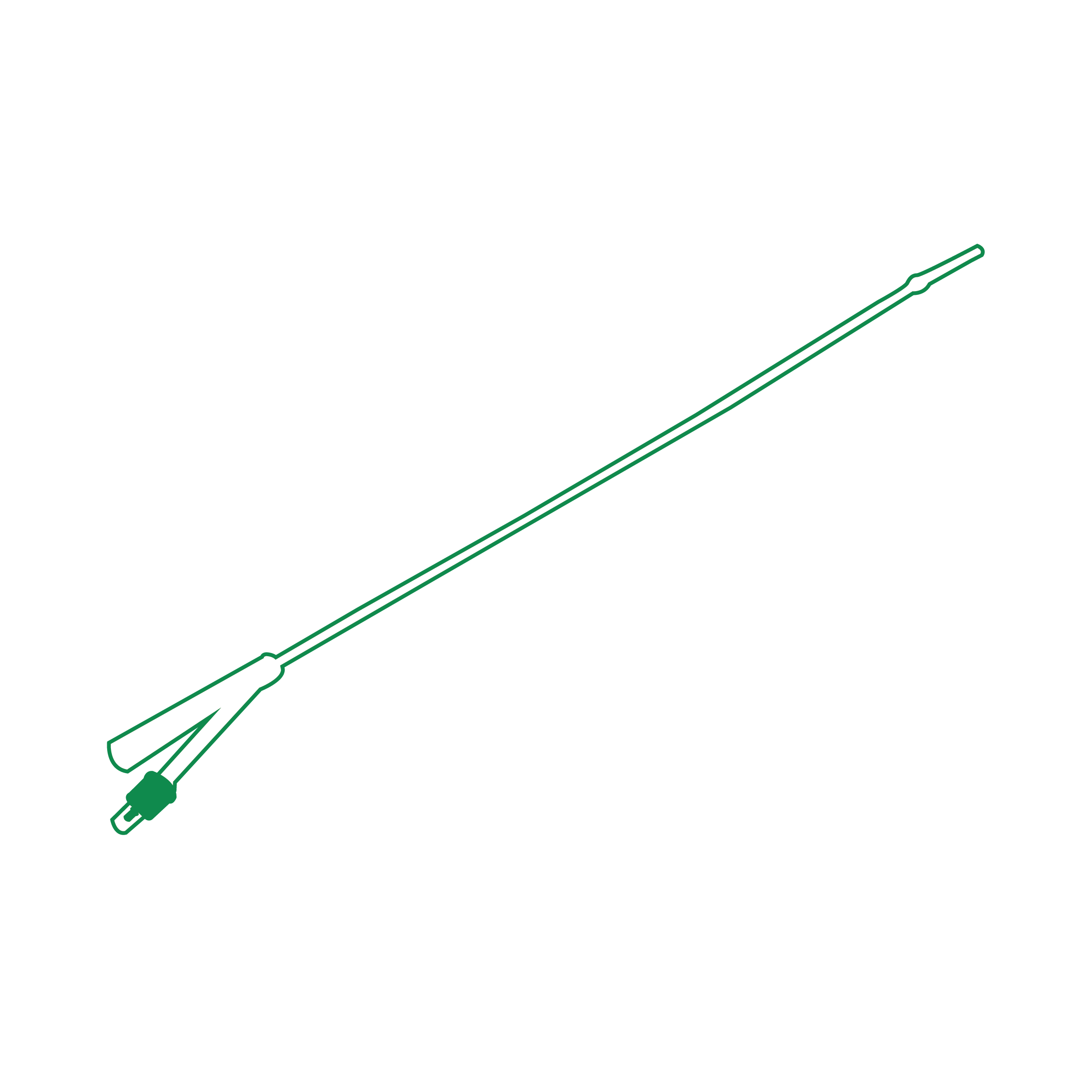 An icon of a catheter