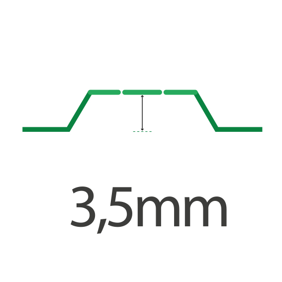 3,5 mm Convex Height