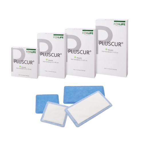 Verschiedene Pluscur Produkte und Produktboxen
